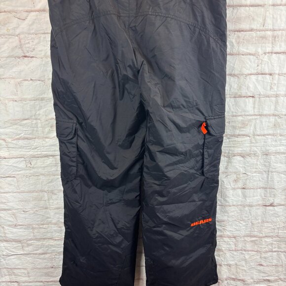 NFL Men's L Chicago Bears Insulated Adjustable Cargo Ski Snow Pants - Picture 7 of 10